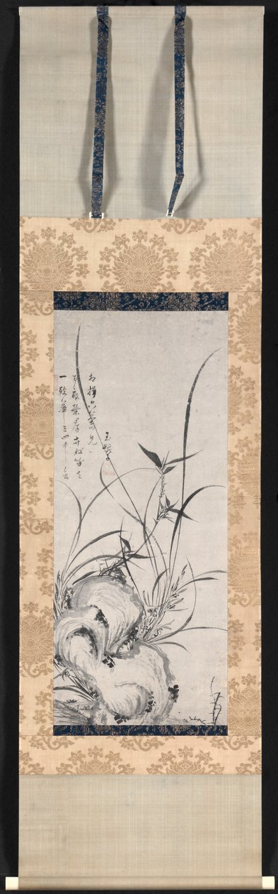 Rock, Bambus a Orchids, konec 1300-začátek 1400s. od Gyokuen Bompo
