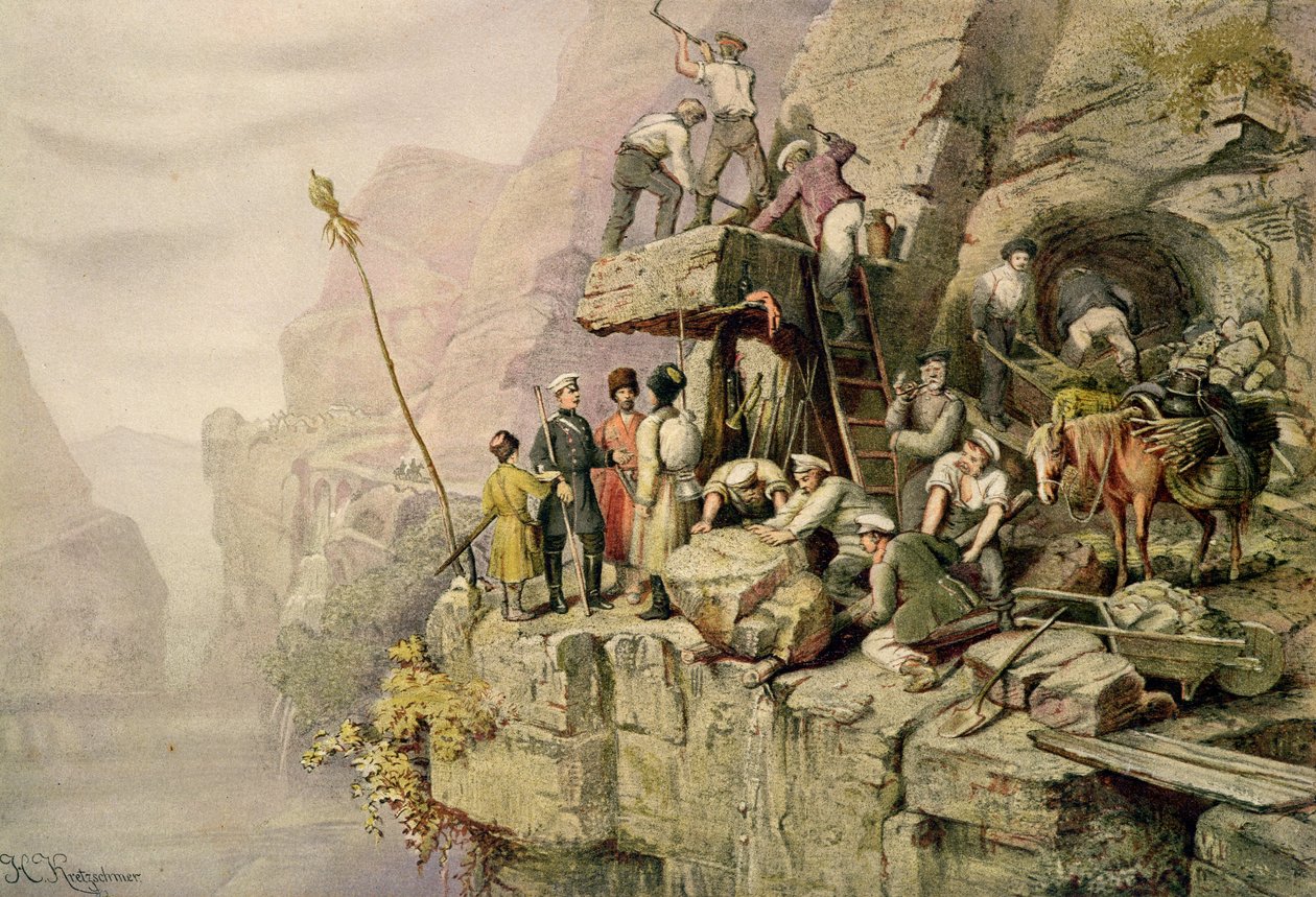Kamenný lom, 1833 od H. Kretzschmer