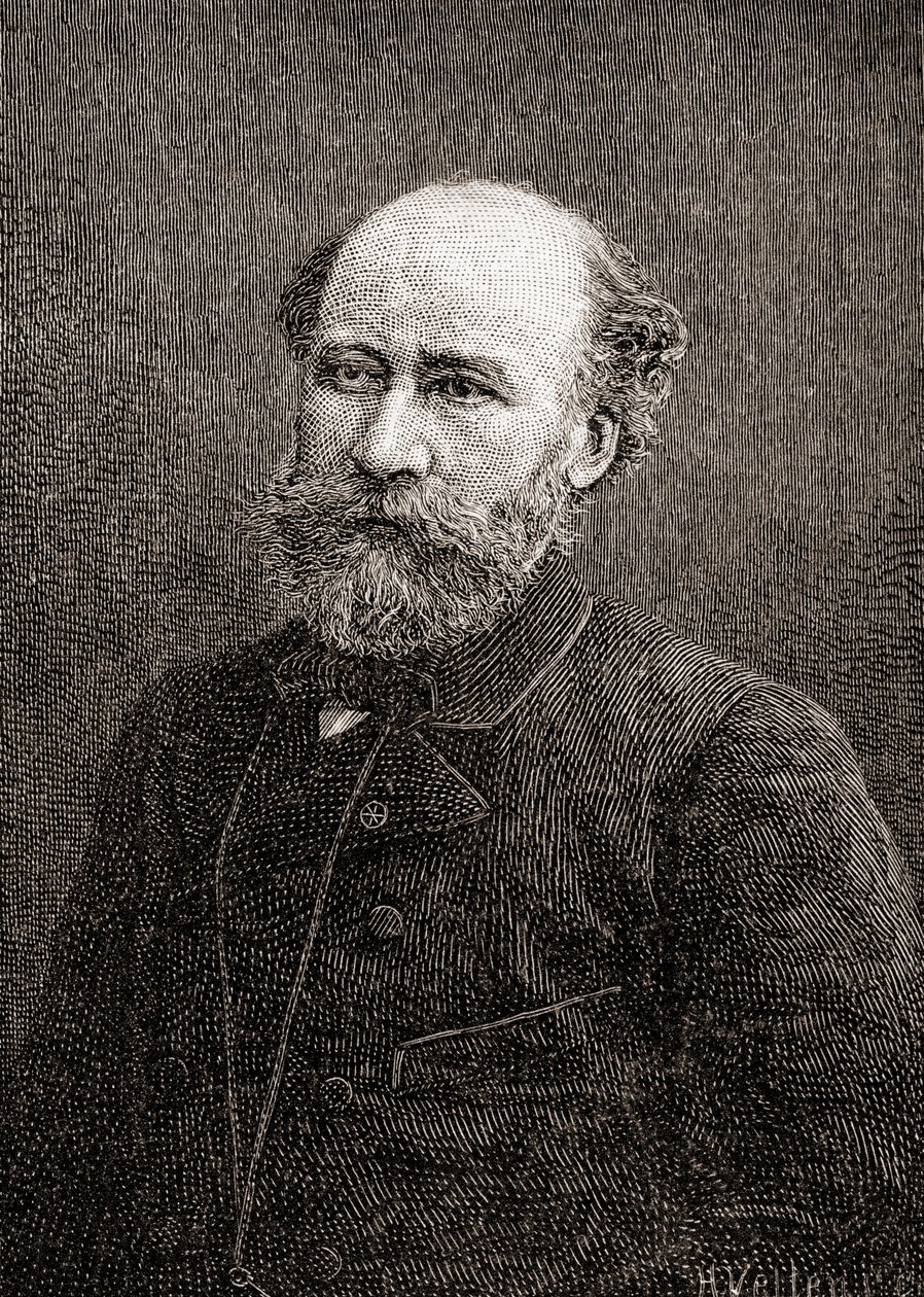 Octave Feuillet, z The Century Illustrated Monthly Magazine, vydaný 1884 (dřevoryt) od H. Velten