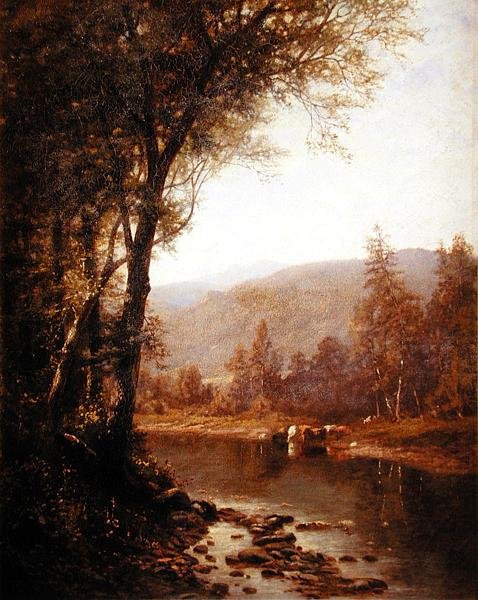 Letní krajina (olej na plátně) od H.J. Blauvelt