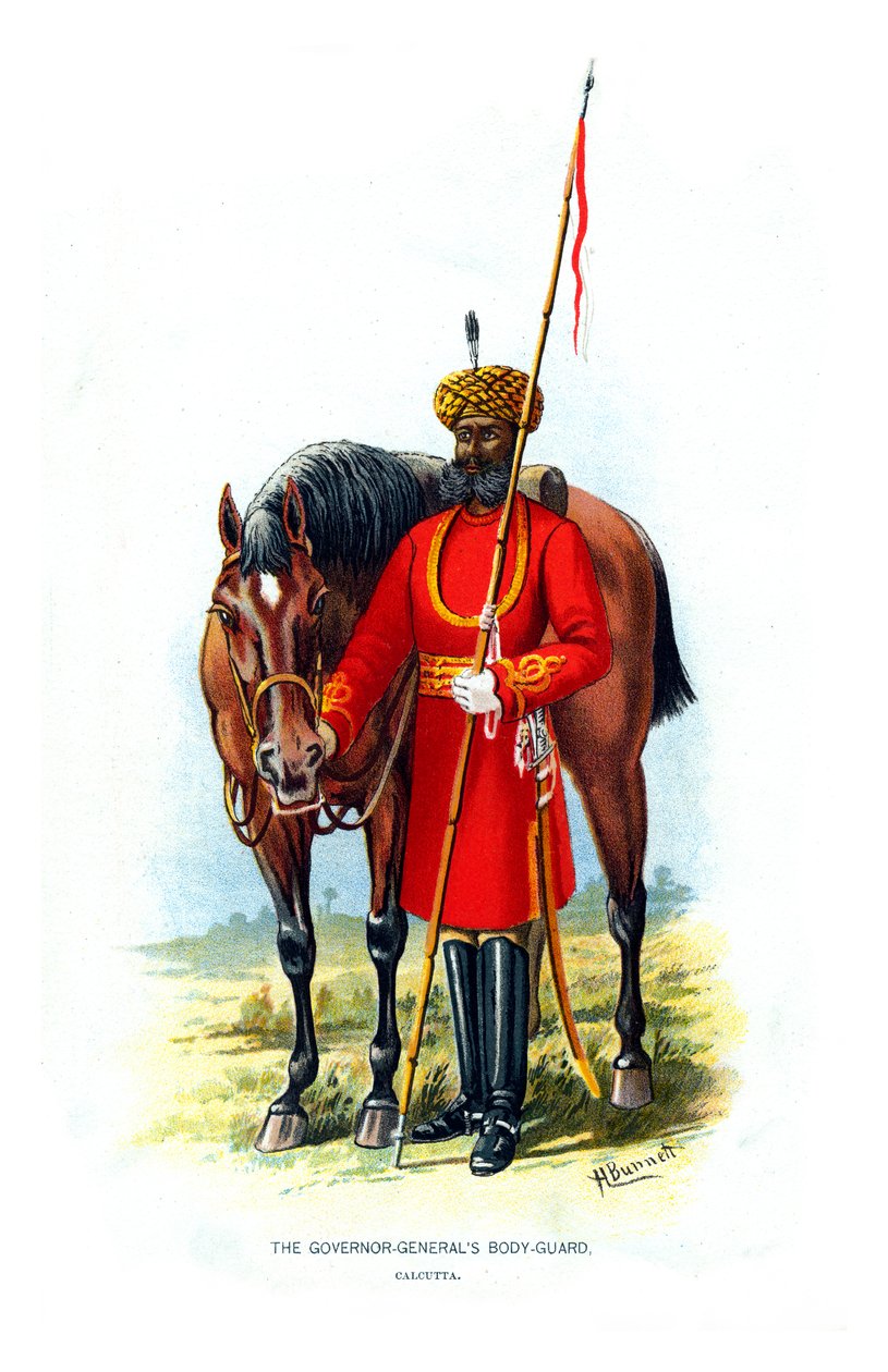 Guvernér Generals Body Guard, c1890. od H. Bunnett