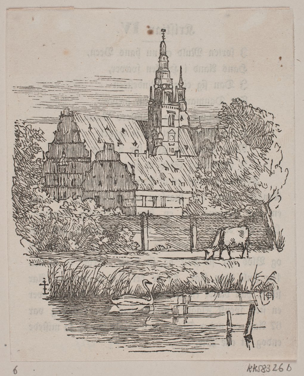 Zámek Frederiksborg od H. C. Henneberg