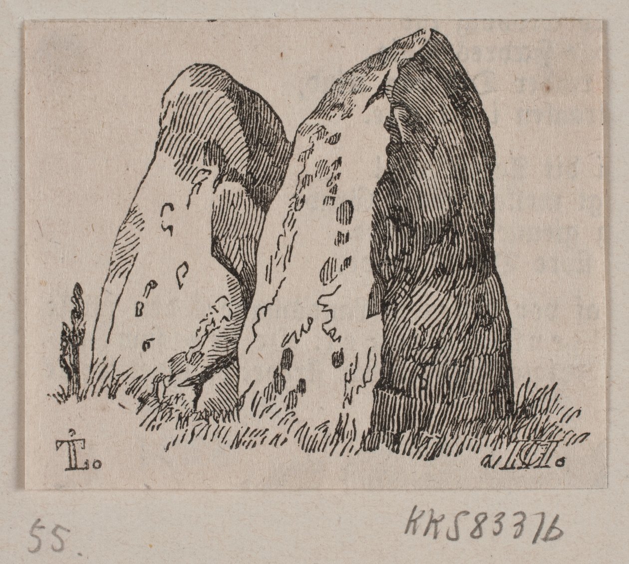 Ilustrace pro "Kamenné památky" od H. C. Henneberg