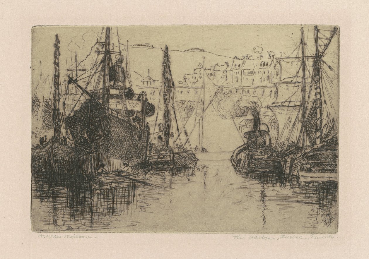 The Harbour, Quebec, Kanada od H. Ivan Neilson