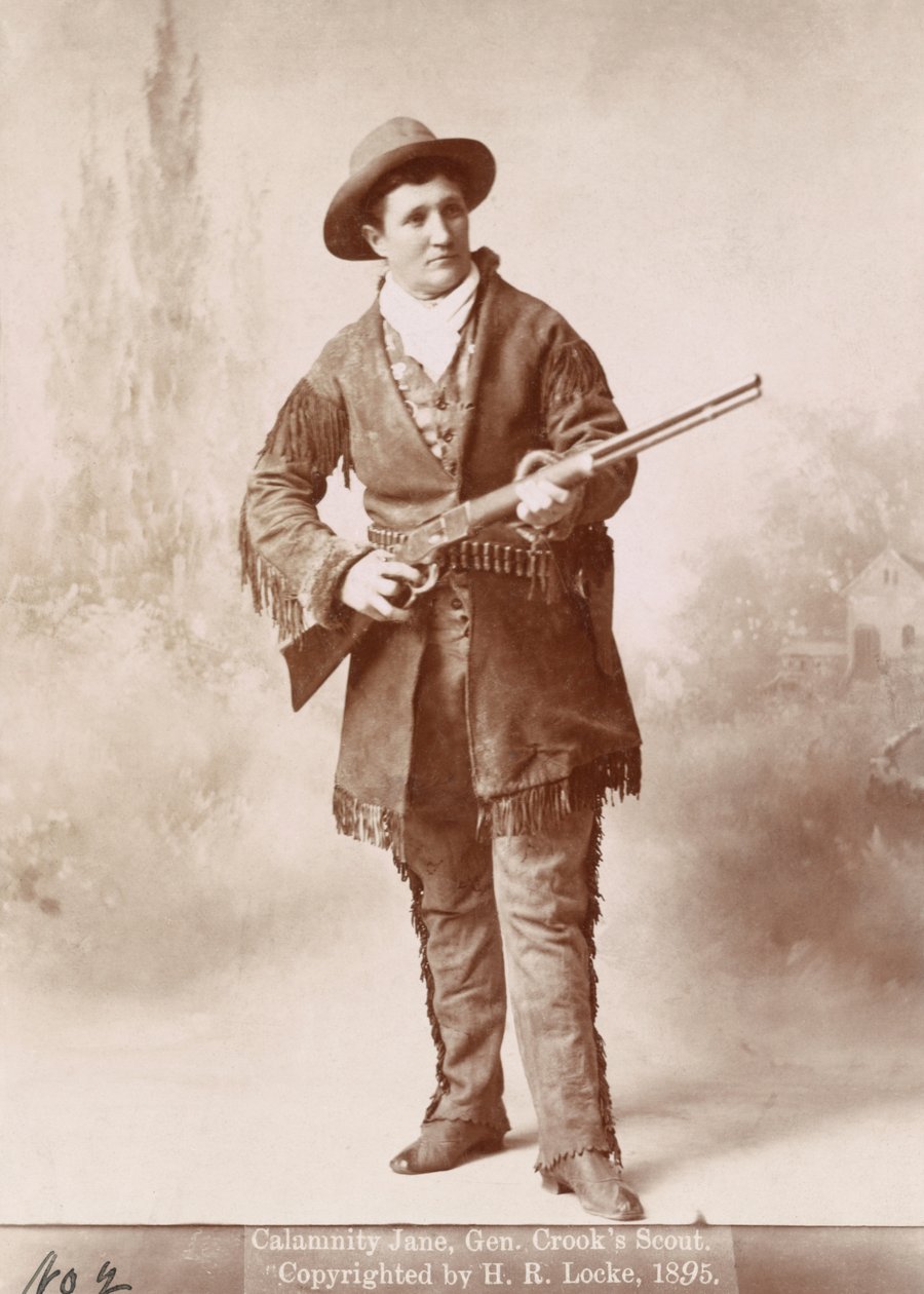 Portrét Calamity Jane od H. R. Locke
