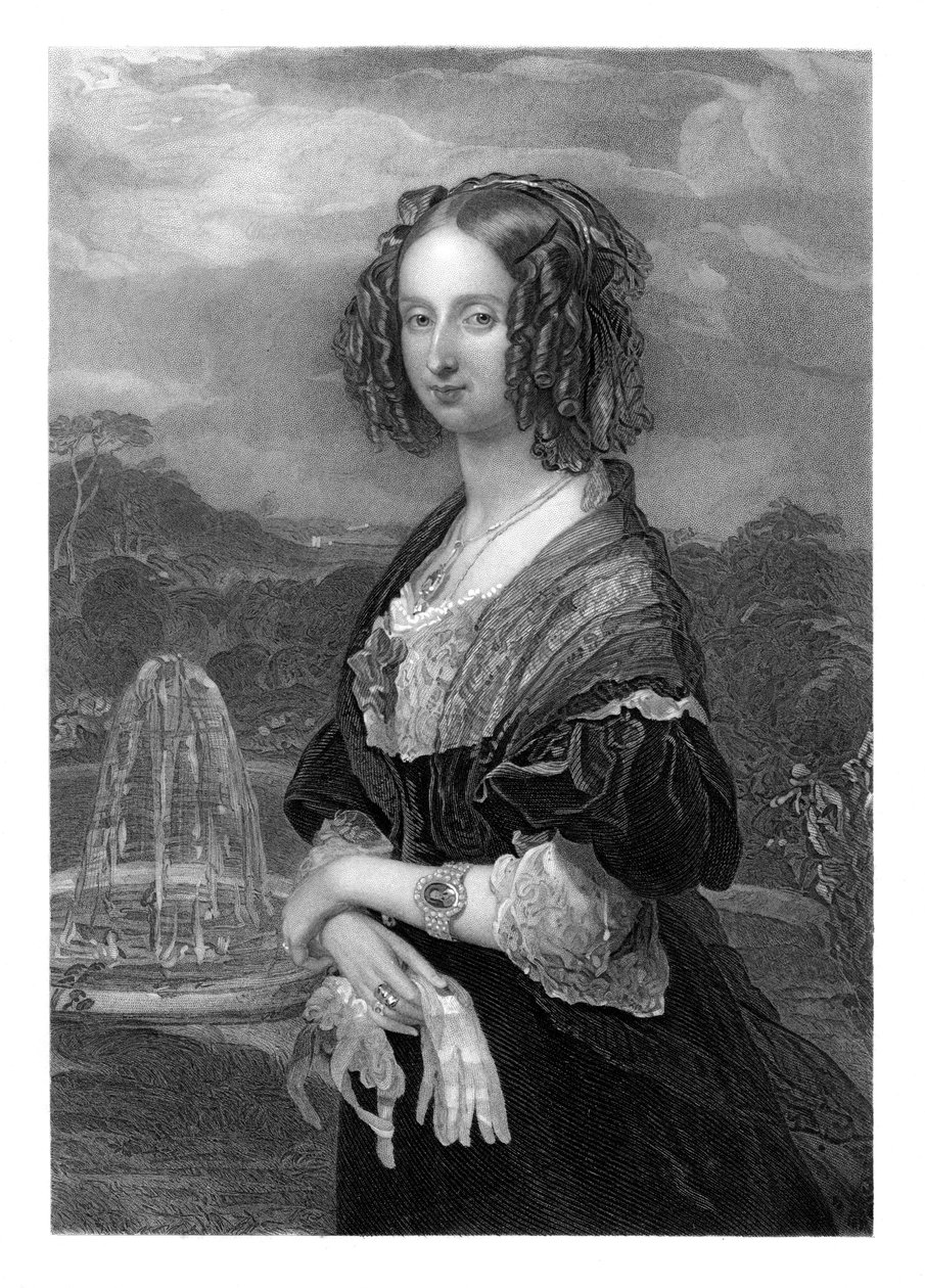 Louise-Marie, belgická královna. od H. Robinson