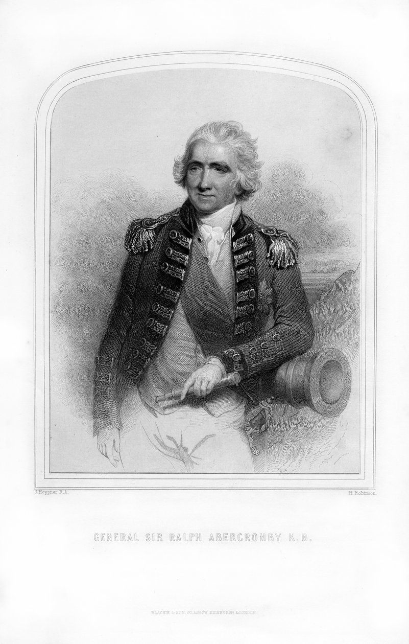 Sir Ralph Abercromby, britský generálporučík, 1870. od H. Robinson