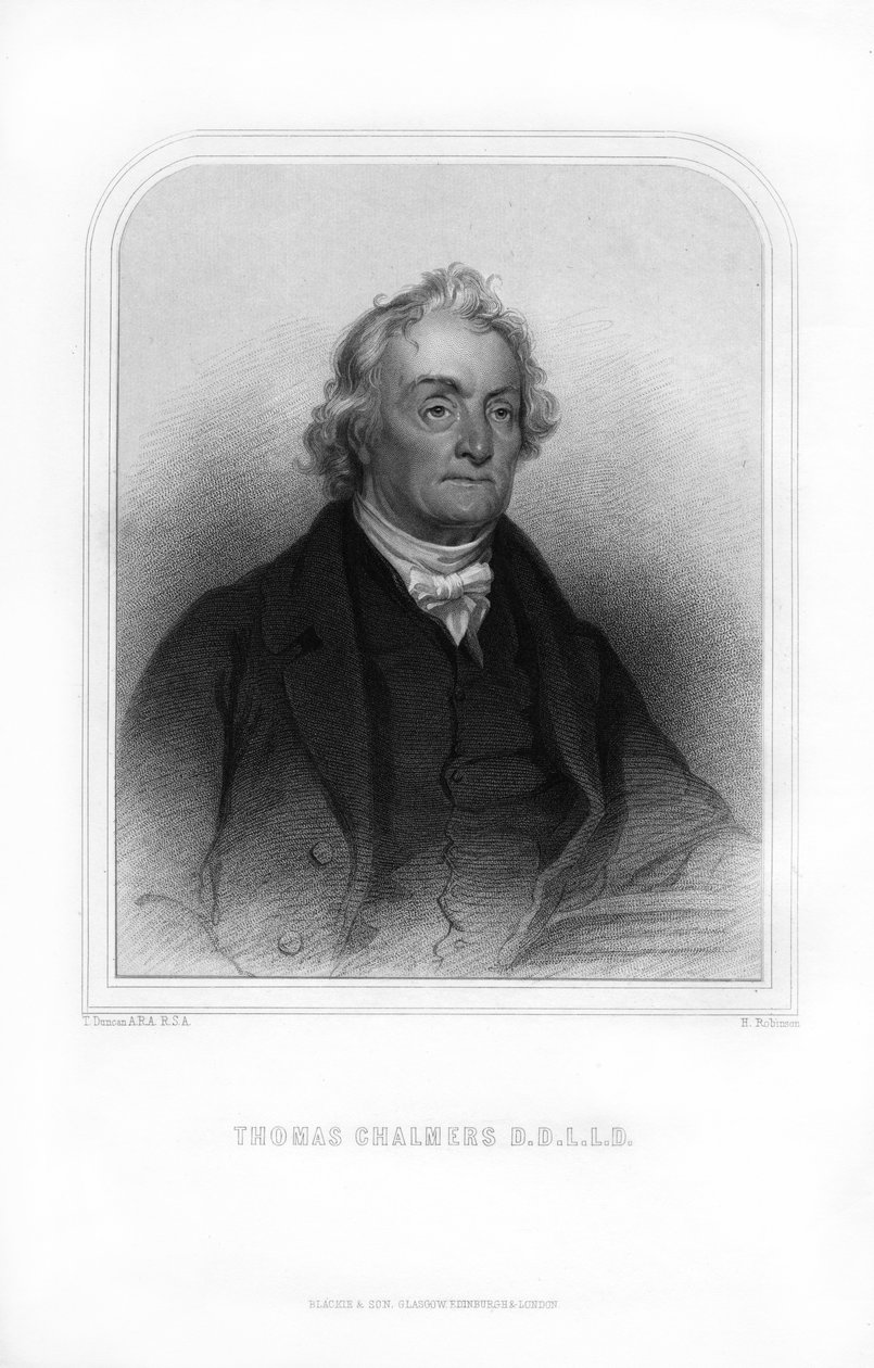 Thomas Chalmers, skotský božský, 1870. od H. Robinson
