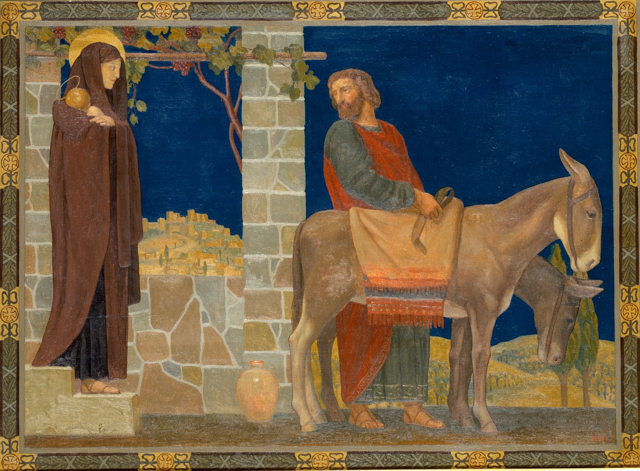 Útěk do Egypta, ca. 1915. od H. Siddons Mowbray