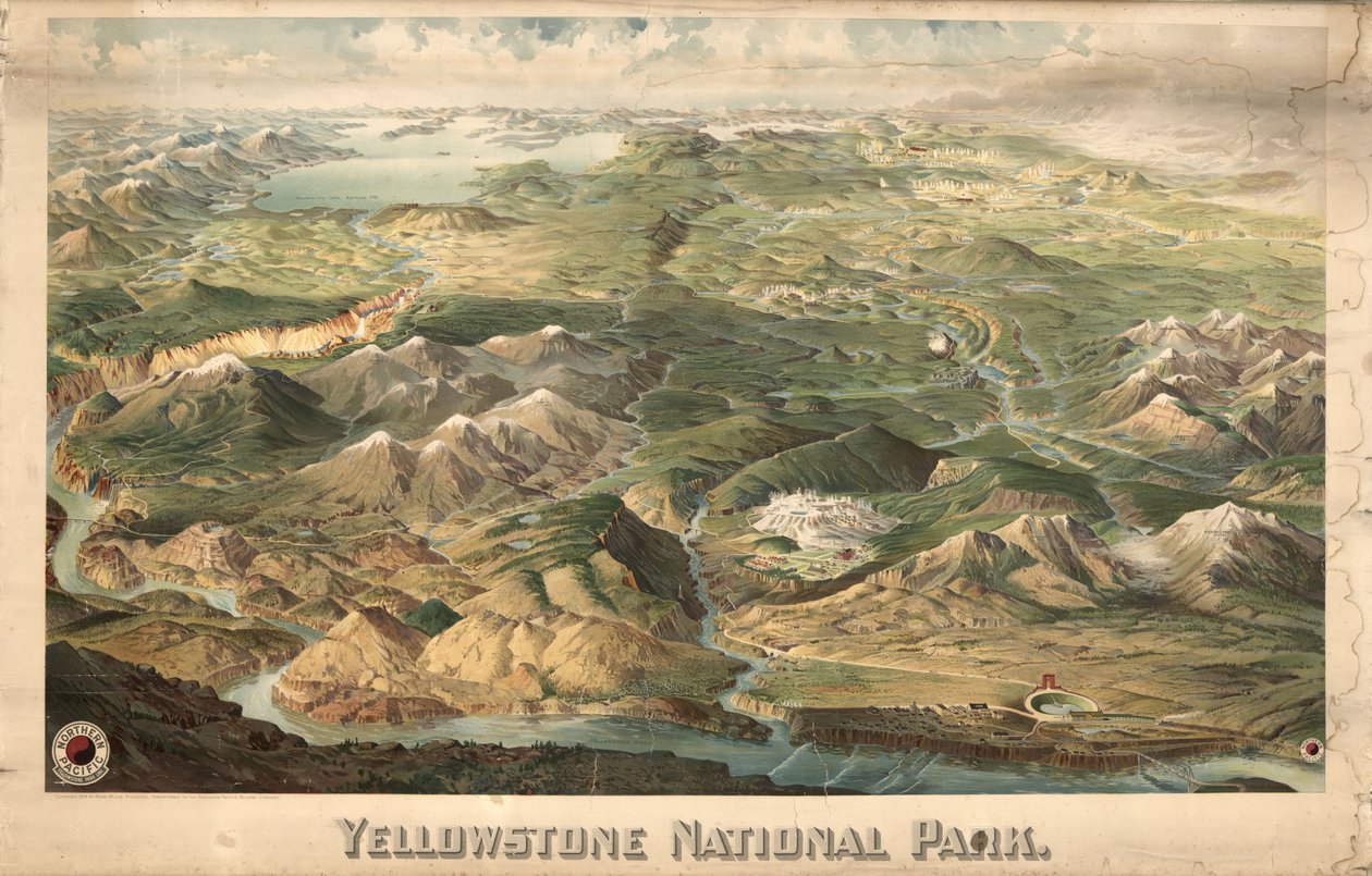 Yellowstonský národní park. od H. Wellge