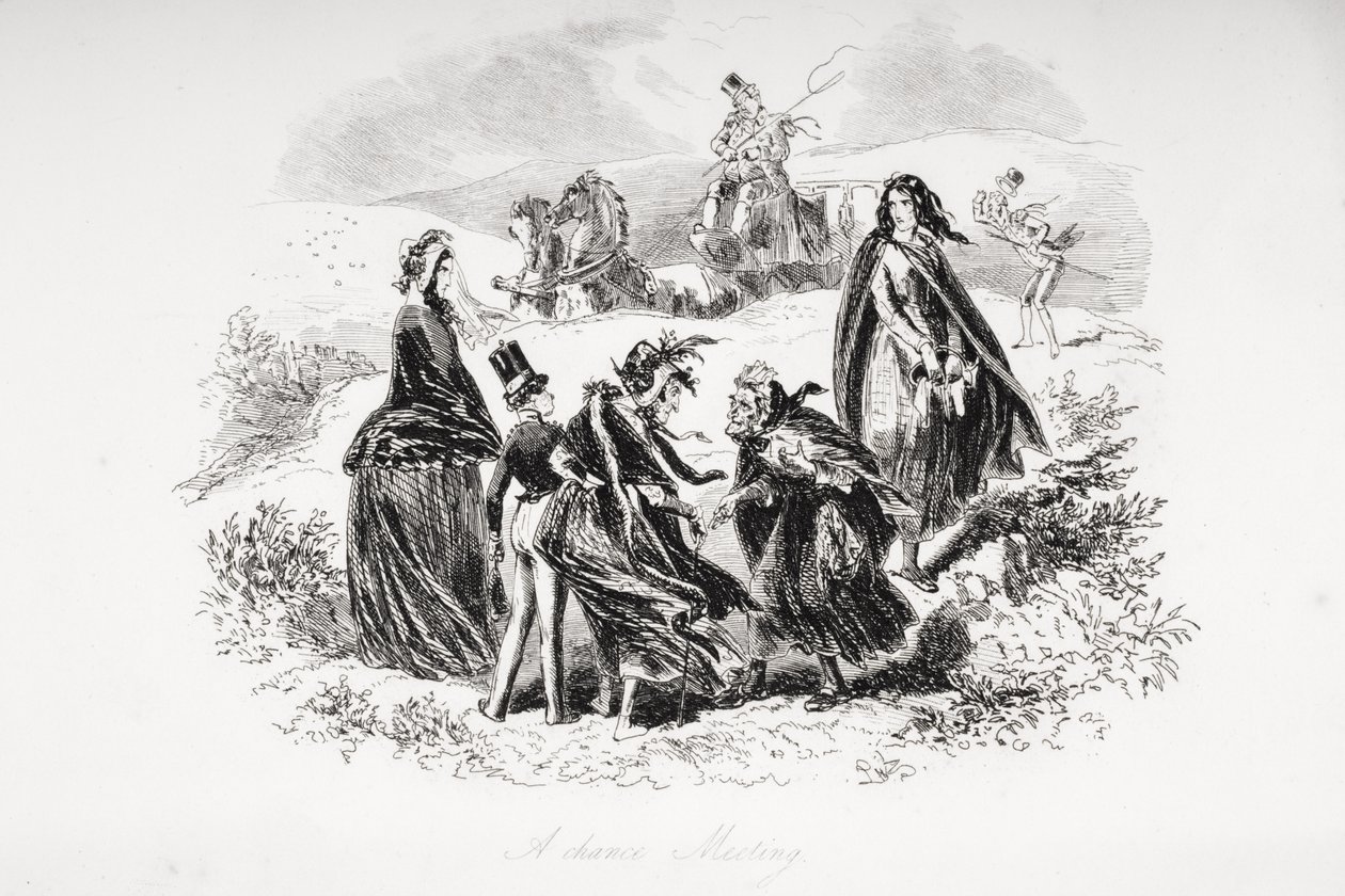 Náhodné setkání, ilustrace z 