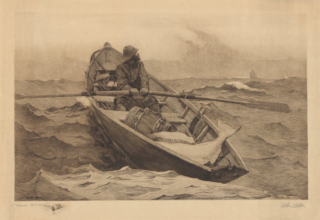 Upozornění na mlhu od Hamilton Hamilton after Winslow Homer