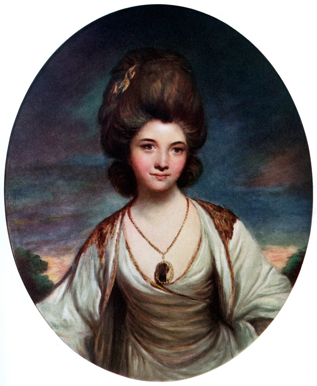 Lady Betty Compton, c1780. od Hanfstaengel