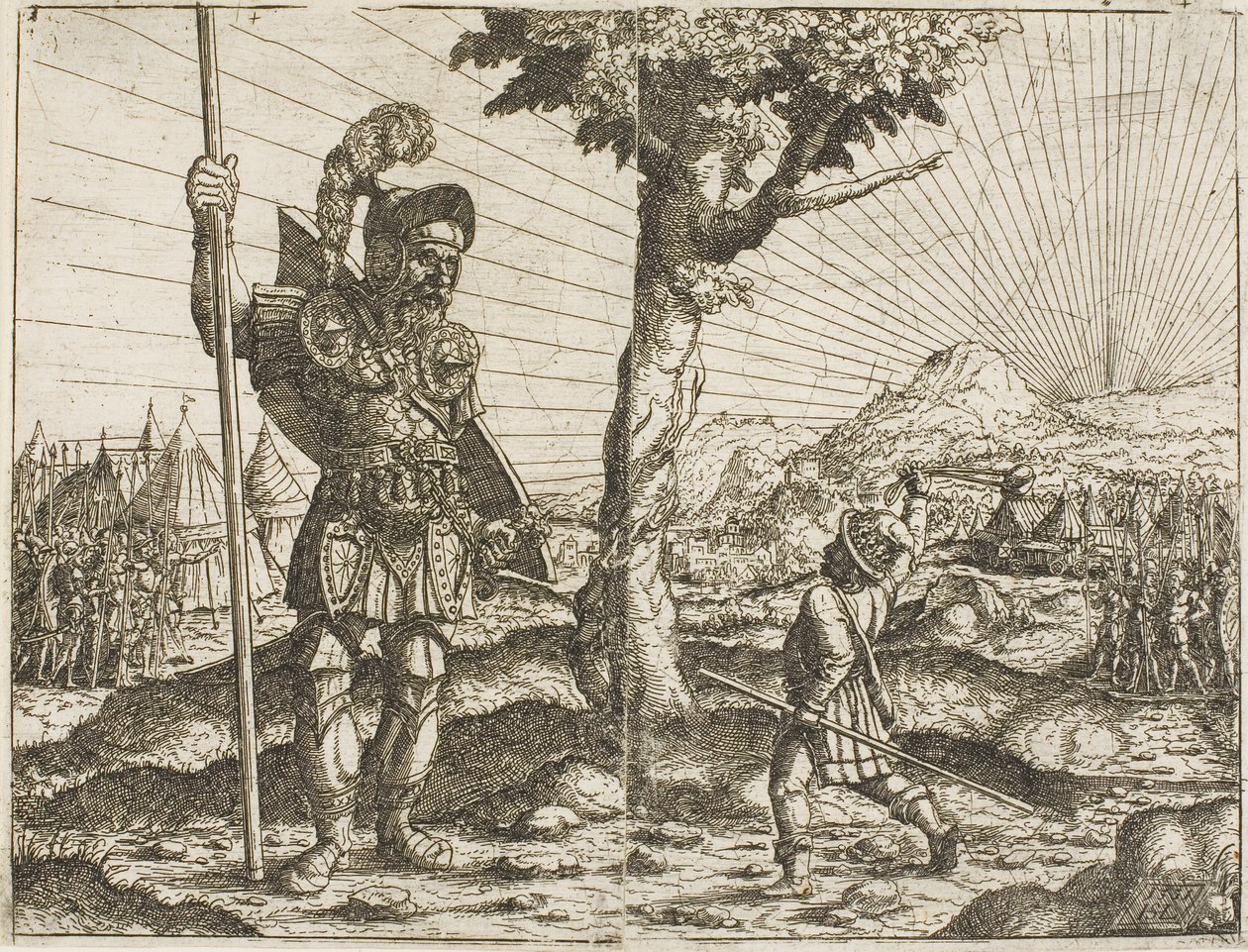 David a Goliáš od Hanns Lautensack