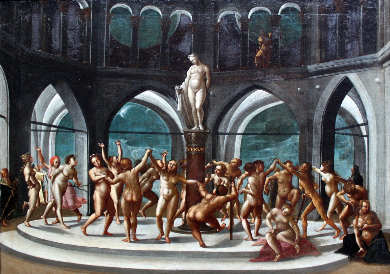 Tanec Venuše od Hans Bock the Elder