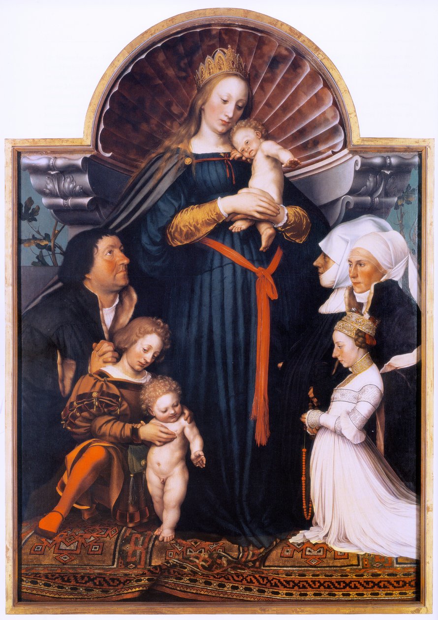 Darmstadtská madona od Hans Holbein