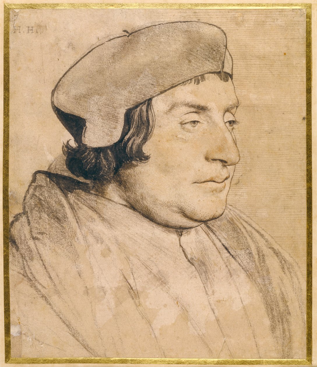 Portrét učence nebo duchovního od Hans Holbein