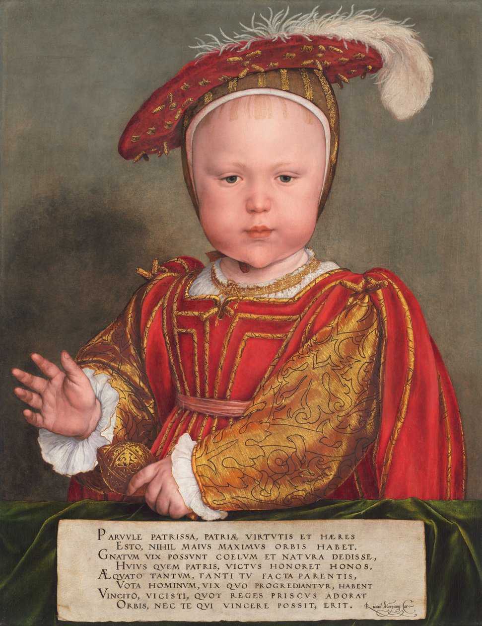Edward VI jako dítě od Hans Holbein der Jüngere