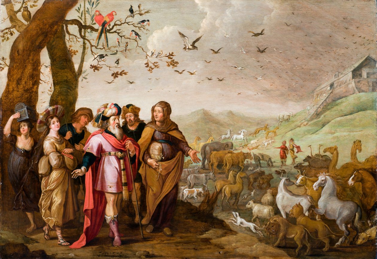 Noe vchází do archy od Hans III Jordaens