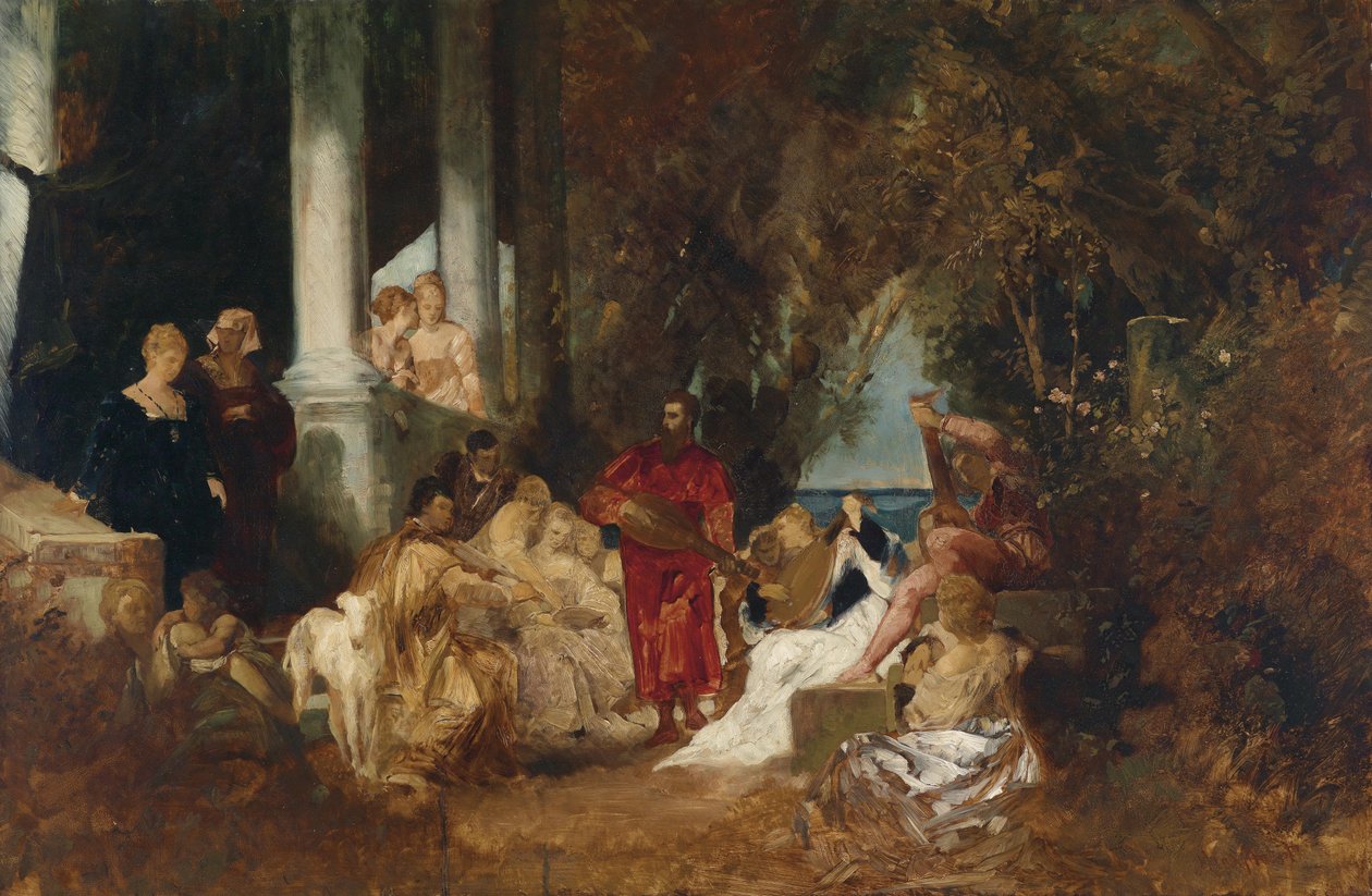 Hudební zábava od Hans Makart