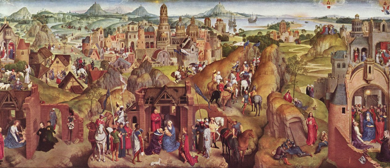 Sedm radostí Marie od Hans Memling