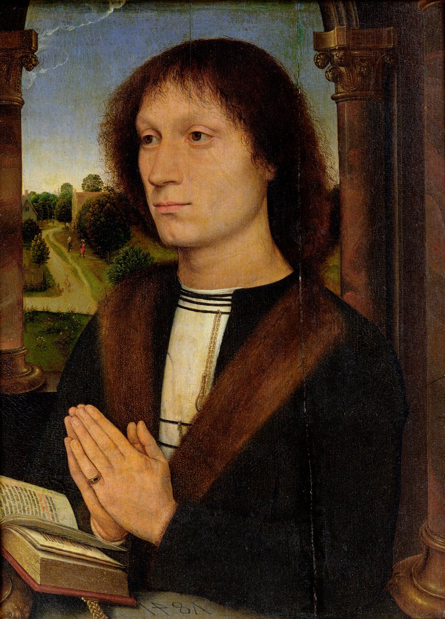 Portrét Benedetta Portinariho (1466-1551) 1487 od Hans Memling