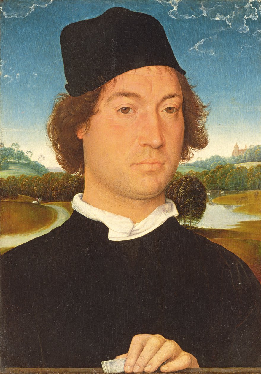 Portrét neznámého muže, c.1485 od Hans Memling