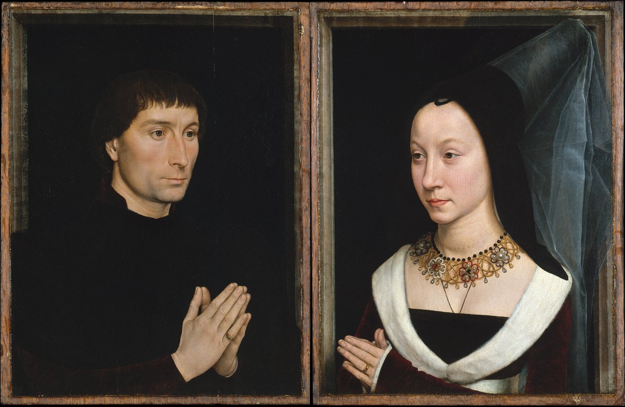 Tommaso di Folco a Maria Portinari, kolem roku 1470 od Hans Memling