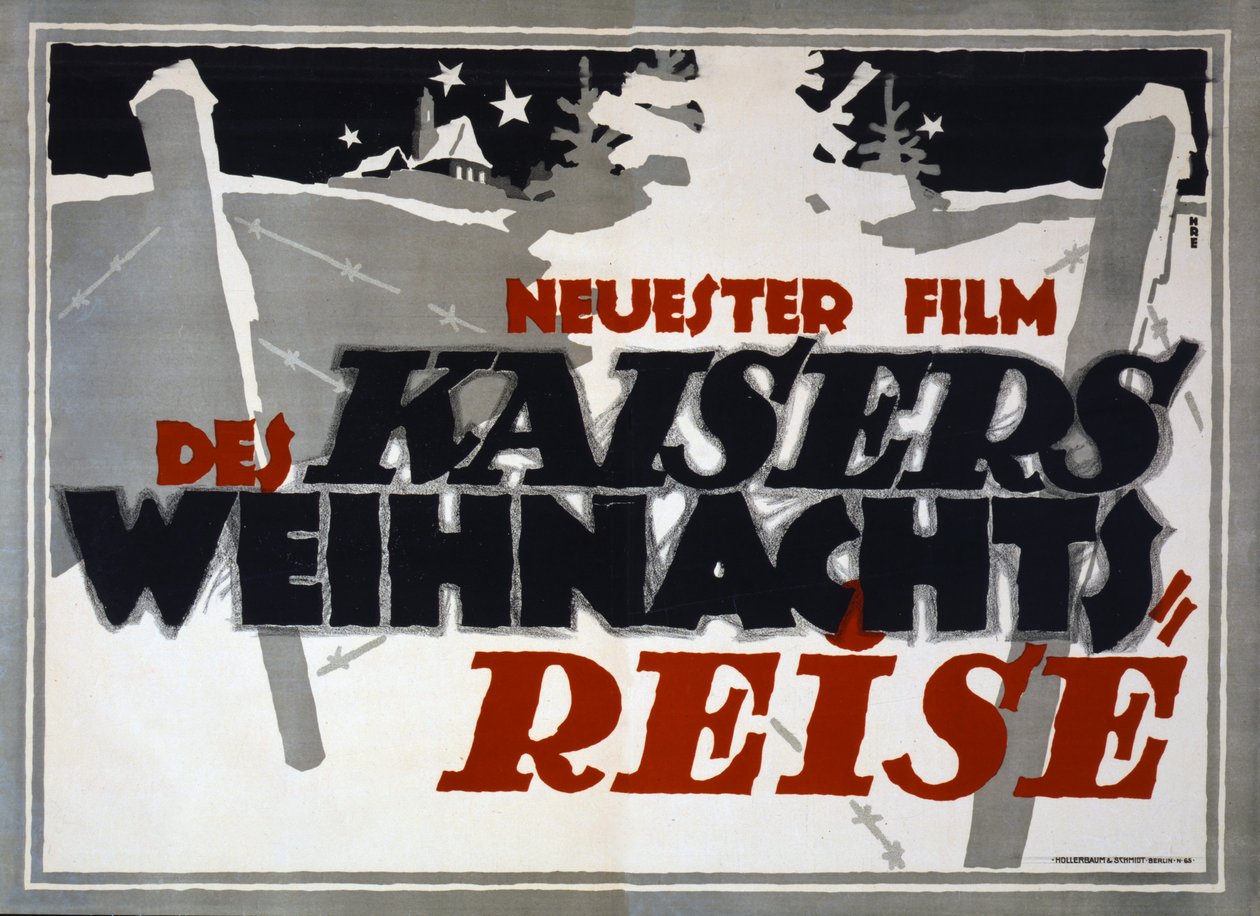Císařova vánoční cesta, hospoda. Berlín, 1917 od Hans Rudi Erdt