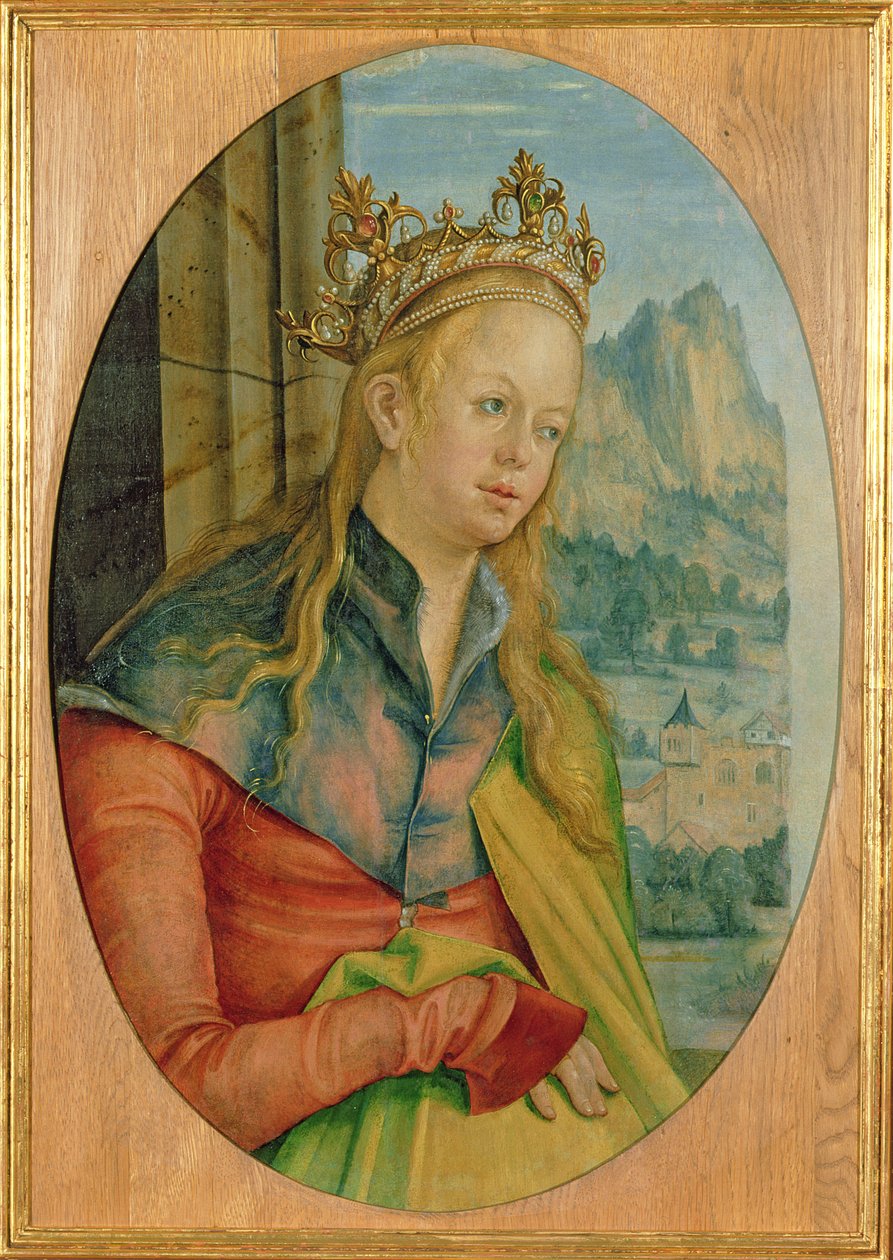 Svatá Kateřina Alexandrijská, kolem roku 1511 (tempera na panelu) od Hans Suess Kulmbach