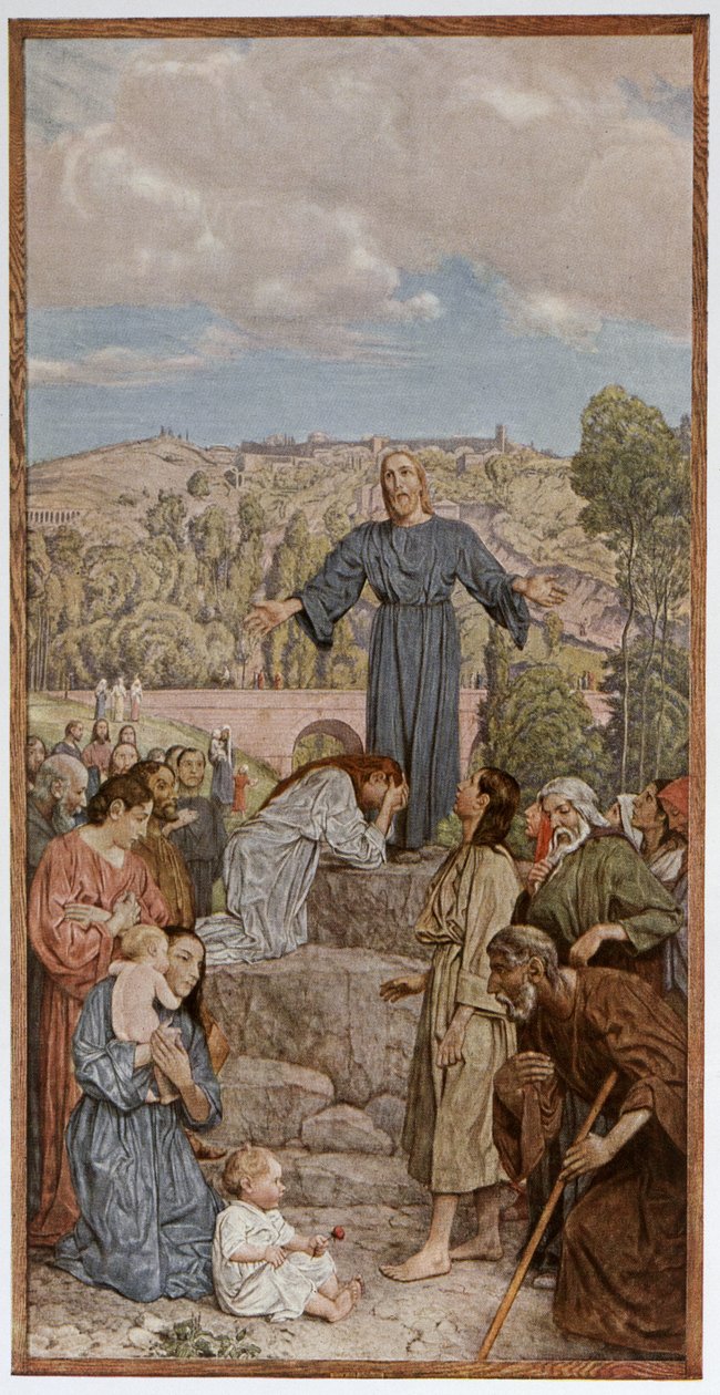 Kristus káže, ilustrace z 