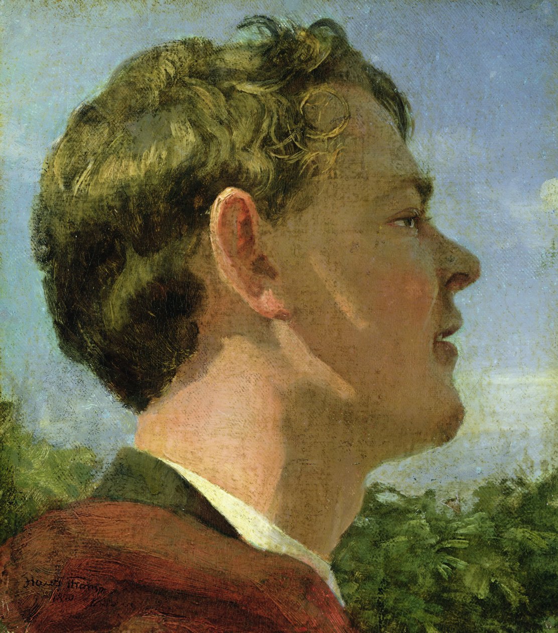Umělcův bratranec, kolem roku 1860 od Hans Thoma