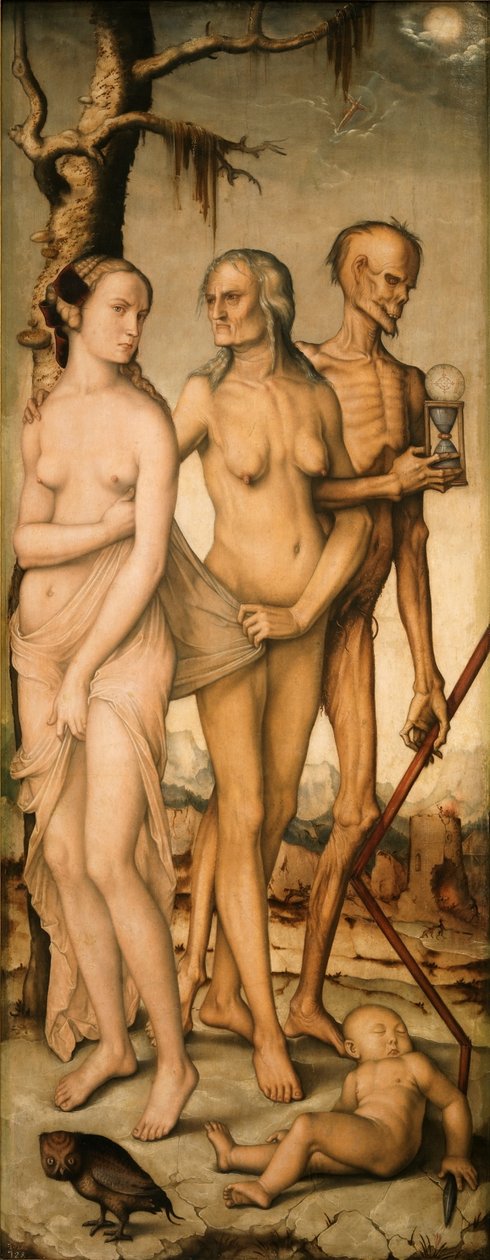 Věky a smrt od Hans Baldung Grien