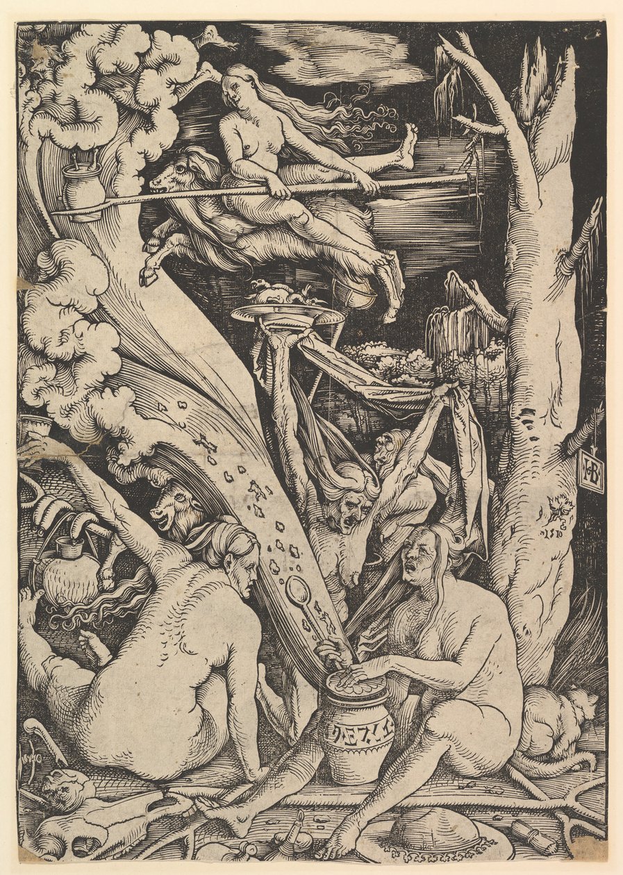 Čarodějky, 1510. od Hans Baldung