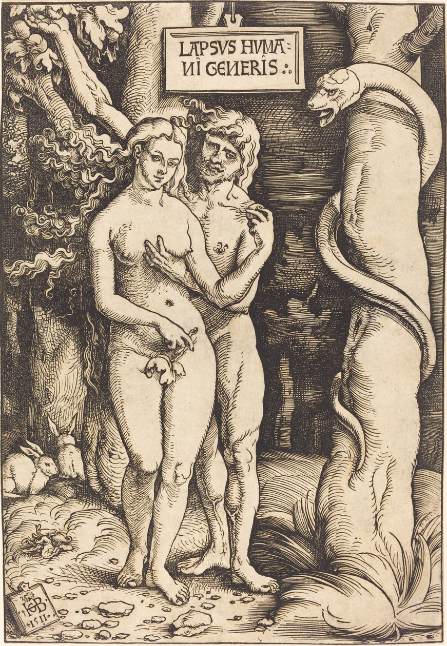 Adam a Eva od Hans Baldung Grien