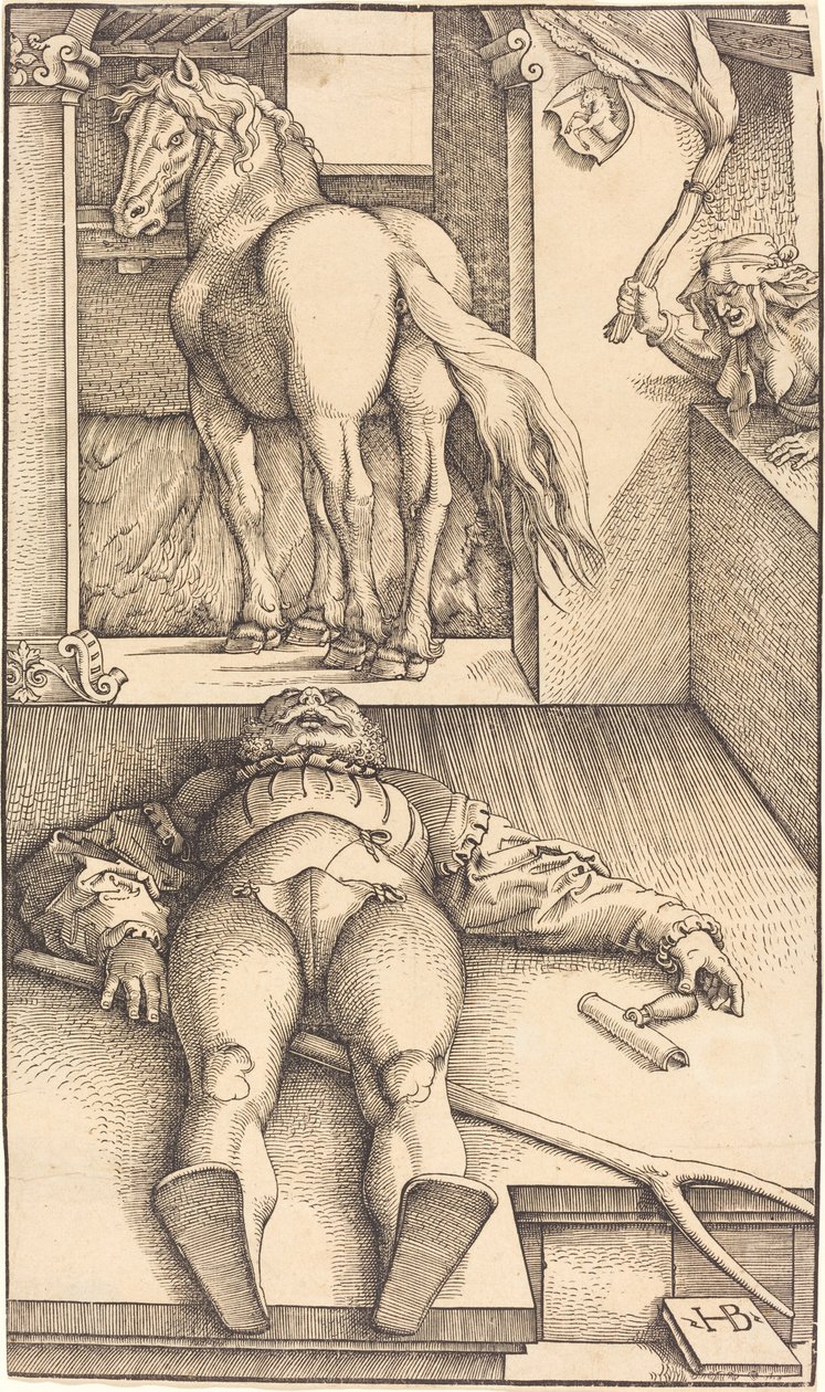 Začarovaný ženich od Hans Baldung Grien