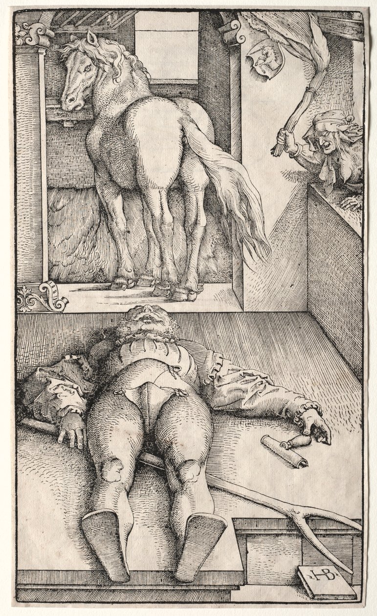 Očarovaný ženich, 1544. od Hans Baldung Grien