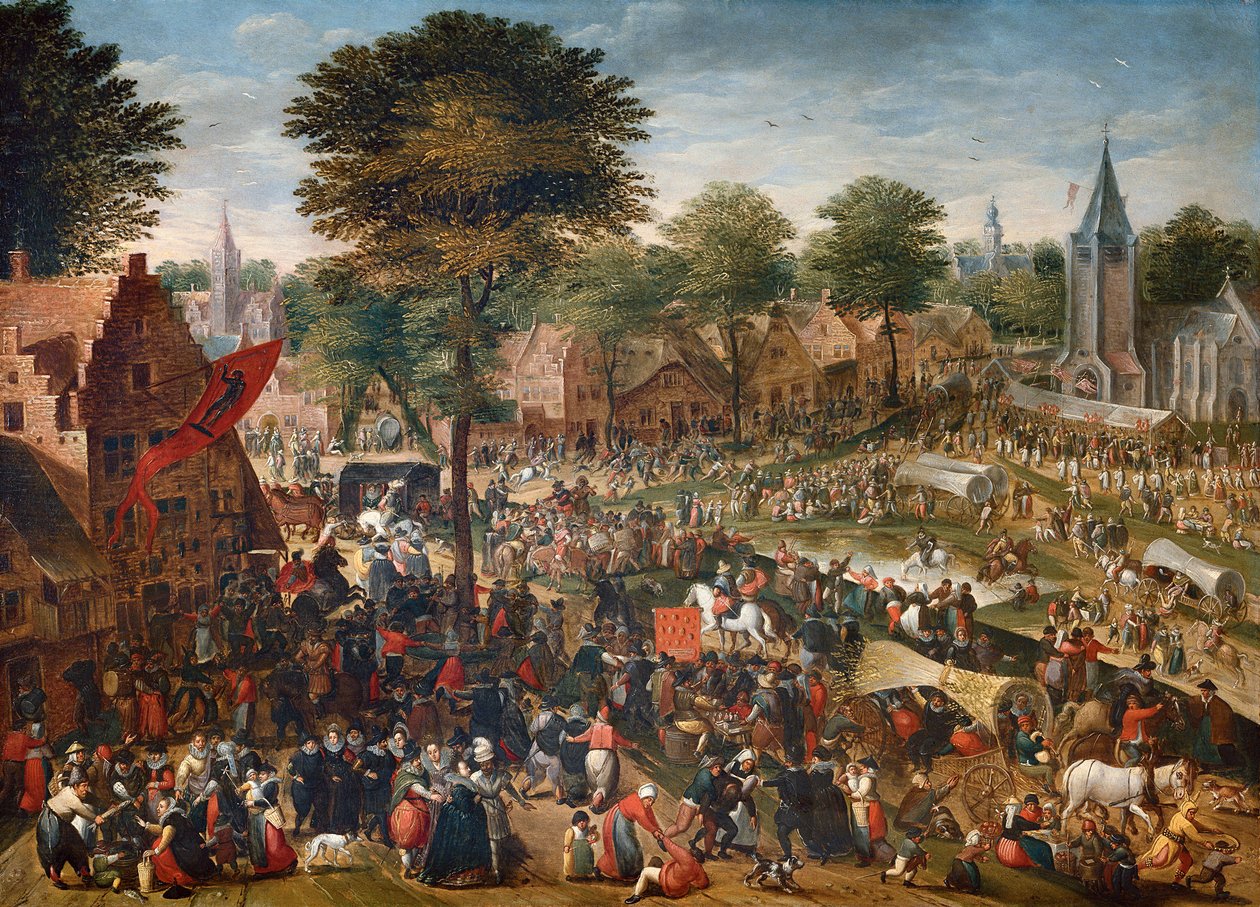 vlámský Kermesse. od Hans Bol