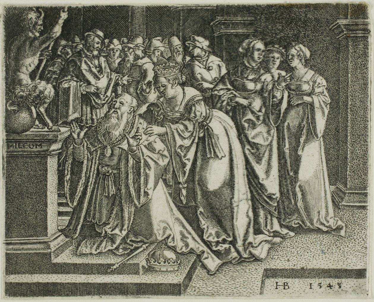 Solomon Adoring the Idols od Hans Brosamer