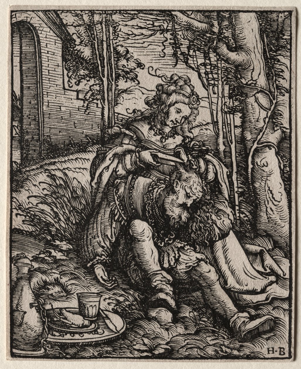 Samson a Dalila od Hans Burgkmair