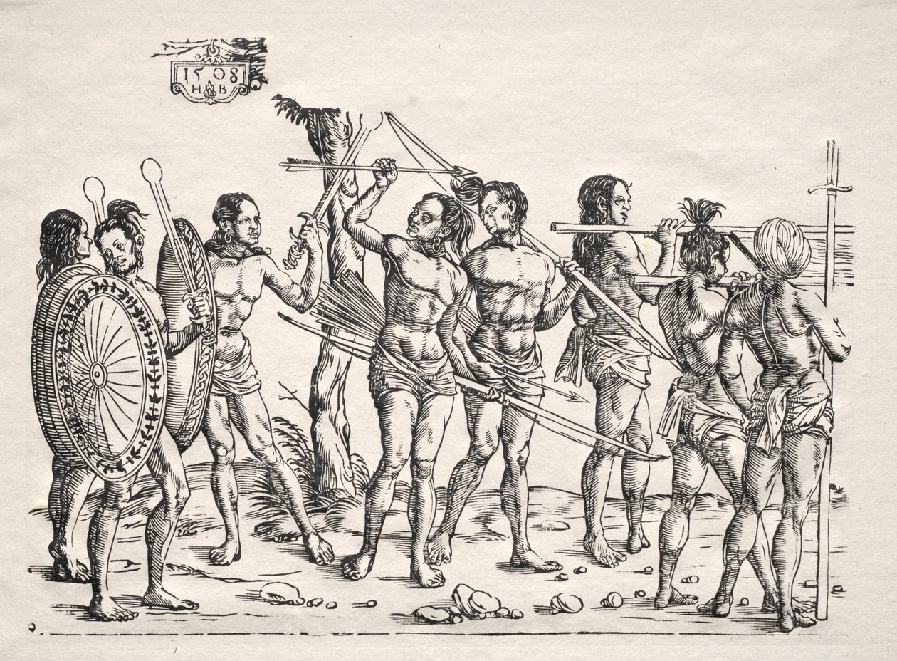 Král Cochin, 1508. od Hans Burgkmair