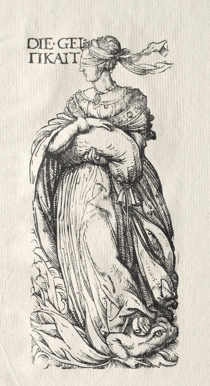 Sedm neřestí: Lakomost, c. 1510. od Hans Burgkmair