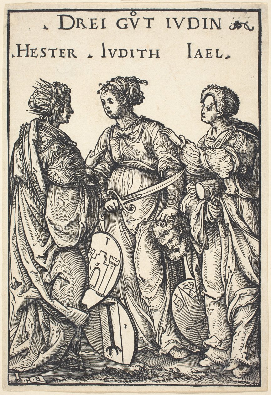 Hester, Judith a Jael od Hans Burgkmair I
