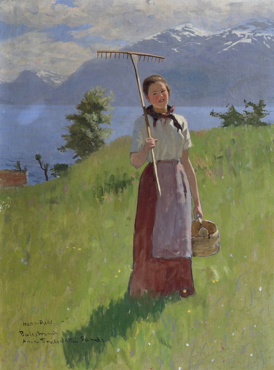 Anne Trulsdatter Sande, Balestrand od Hans Dahl