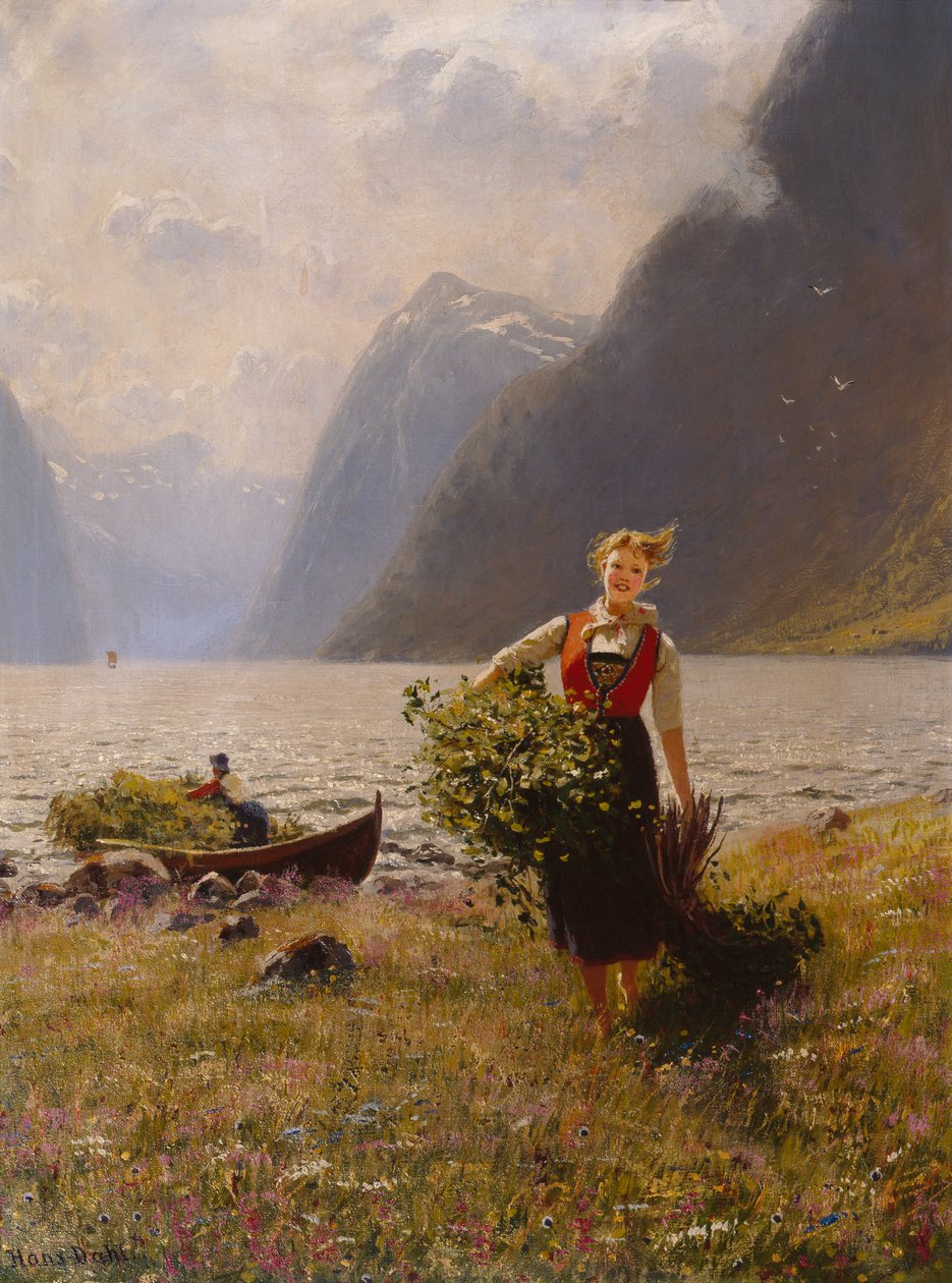 Dairymaid a list bunt od Hans Dahl