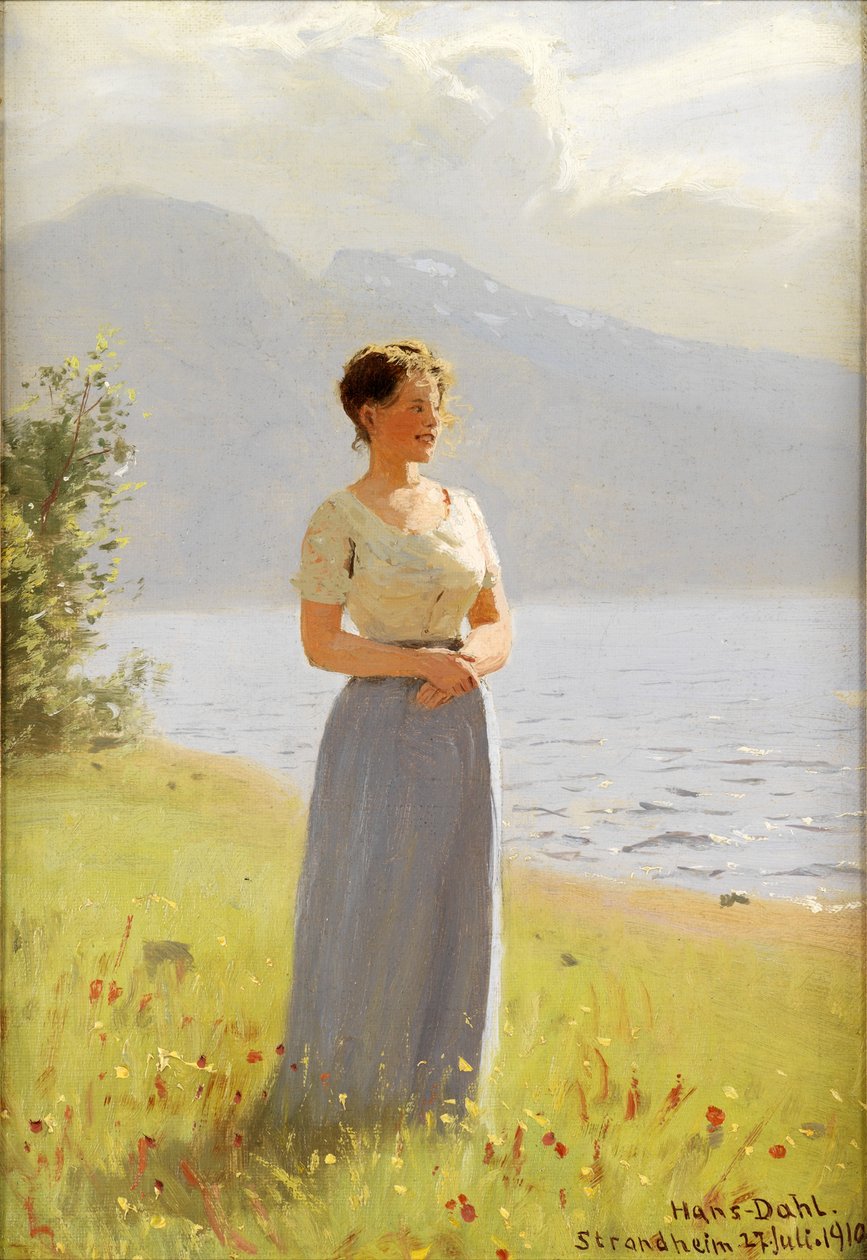 Strandheim, 1910 od Hans Dahl