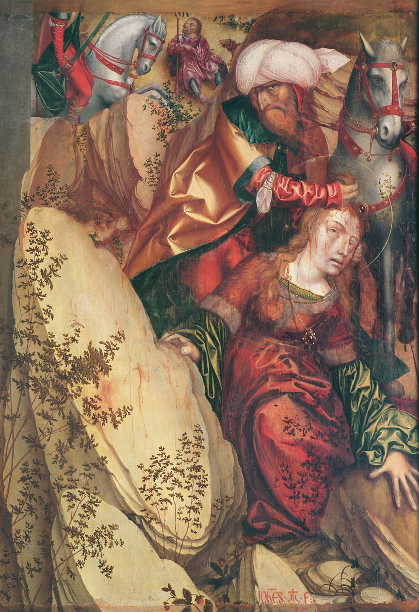Umučení svaté Barbory, 1503 od Hans Fries