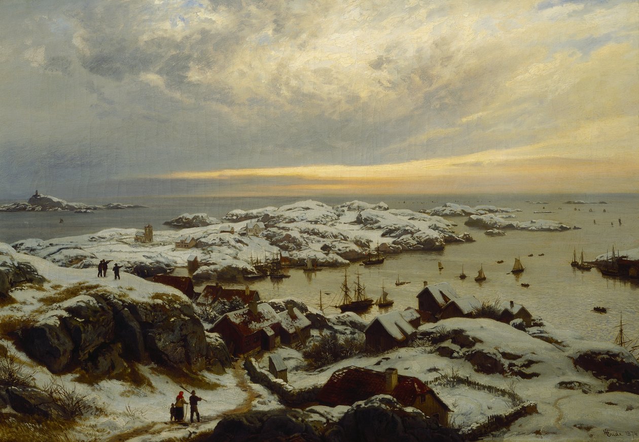 Farsund od Hans Gude