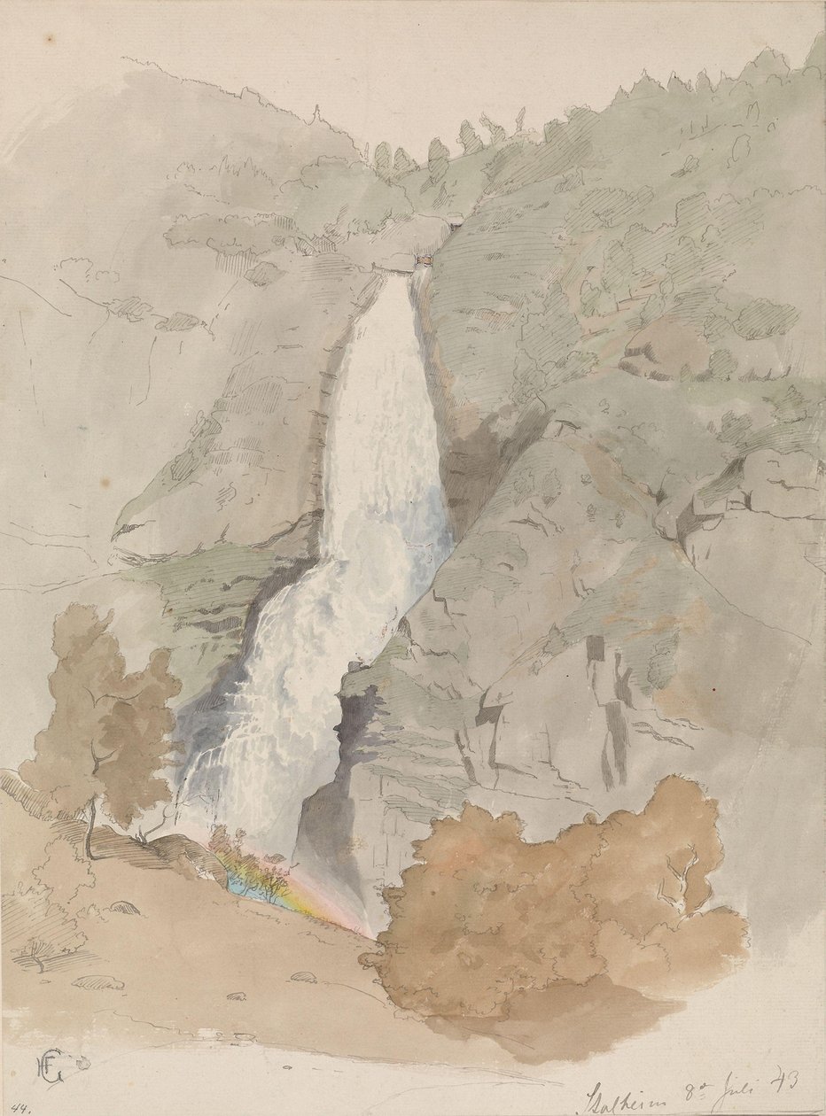 Sivlefoss, Stalheim od Hans Gude