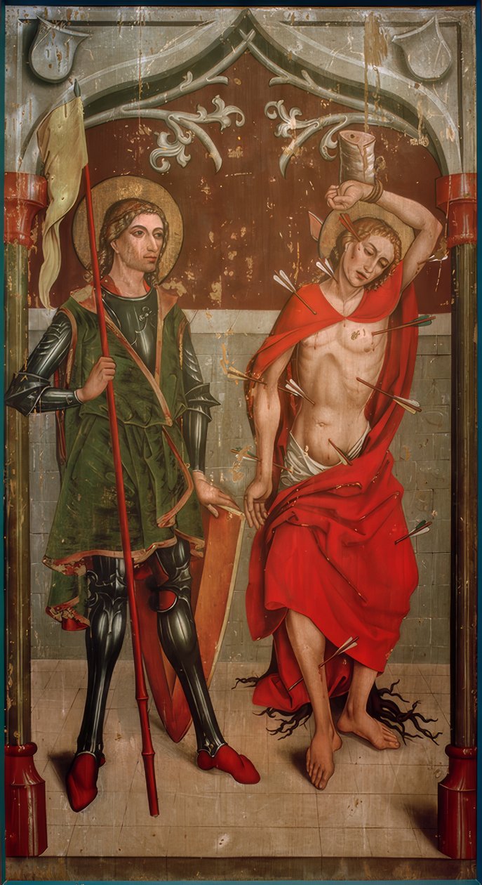 Svatí Mauricius a Sebastian od Hans Haider